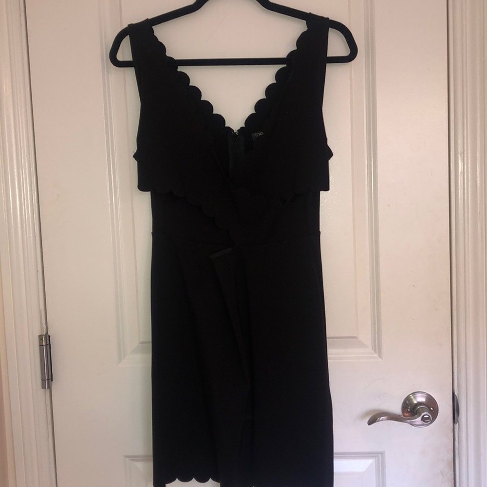 Black topshop mini dress